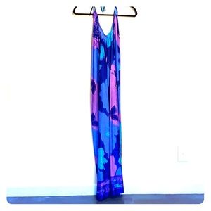 1970’s Vintage Butterfly Maxi Dress